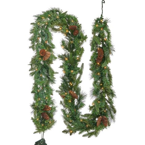 Christmas Garland LED KAMERUN 270 cm Green (1/5)