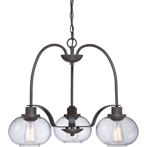Elstead Trilogy - Lampadario Multi Braccio 3 Luci Finitura Bronzo Antico, attacco E27 (1/4)