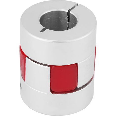 Un connecteur d'accouplement d'arbre perforé en alliage d'aluminium D25 L30 12-12 mm (1/5)