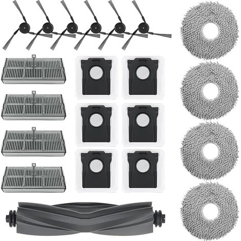 VUSZR Zubehörset für Dreame X40 Ultra Complete / L40 Ultra, 21-teiliges Ersatzteilset für den Dreame X40 Ultra Saugroboter mit 1 b