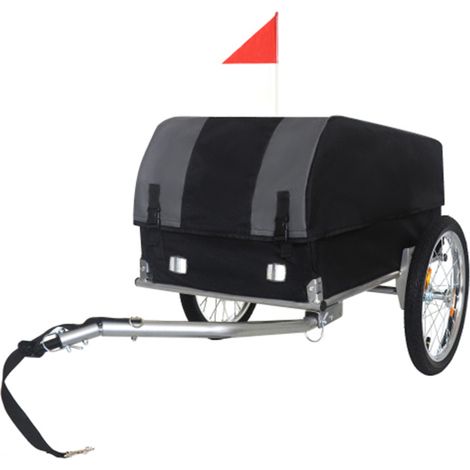 Carrello portatutto per bici pieghevole 40 kg acciaio OKMYHOME (1/2)
