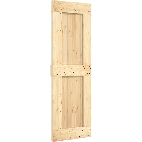 Porta NARVIK Naturale 70 x 210 cm Legno di pino solido vidaXL