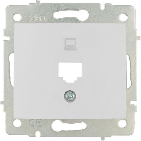 COUVERCLE + CHASSIS POUR RJ45 S.EUROPA DATA SOCKET SOLERA (1/3)