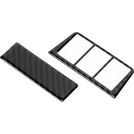 Cadre décoratif pour interrupteur de phares Toyota RAV4 2006-2012 - Fibre de carbone véritable (souple) - Ensemble de 2 pièces (Références OC04891 et OC04895 vendues ensemble) (1/5)