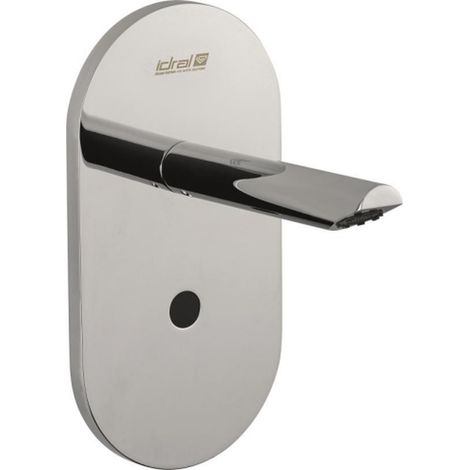 Rubinetto per lavabo elettronico da incasso con bocca di erogazione alimentato a batteria - Idral 700.A8 (1/5)
