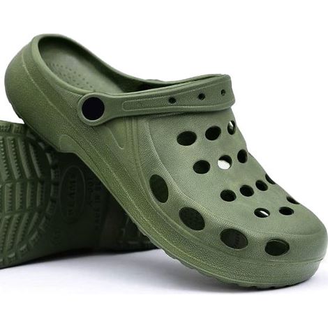 Chanclas de espuma para piscina Kroks Verde militar claro 41 (1/5)