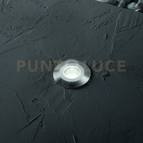 Ideal Lux Faretto 1 luce LED integrato IP67 acciaio metallo