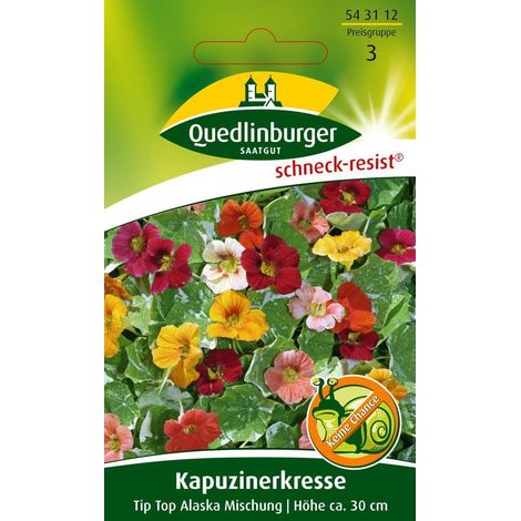 Quedlinburger Kapuzinerkresse Tip Top Alaska Mischung - Blumensamen (1/2)