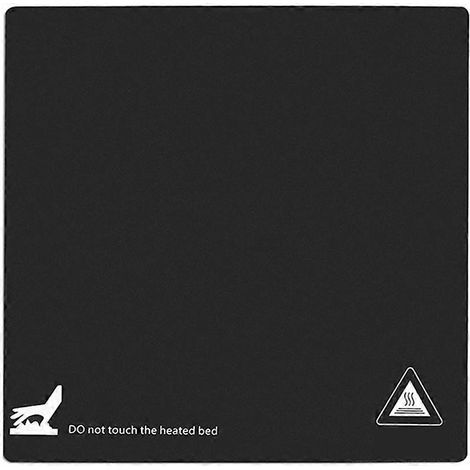 3D-Drucker-Heizbett-Aufkleberbogen, 9,25 x 9,25 Zoll, quadratisches Bettklebeband für Ender 3