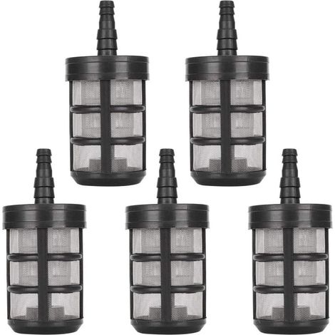 5 filtri DBAILY in acciaio inox per tubo da giardino, pompa di aspirazione dell'acqua, filtro a doppia crittografia (1/5)