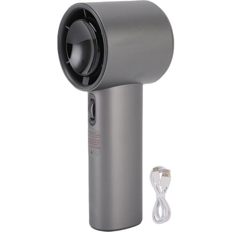 Ventilateur turbo portable à 100 vitesses, réglable en continu, puissant et silencieux, avec affichage numérique. Mini ventilateur de poche portable idéal pour les voyages, la plage et le camping en p (1/4)