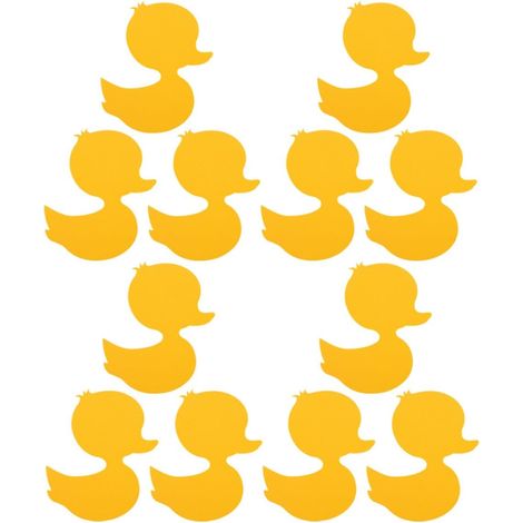 Autocollants Antidérapants Design Cartoon Adorable Lot de 20 de Canard Jaune Matériau Peva, Adaptés aux Conditions Humides et Escaliers pour Salle de Bain (1/5)