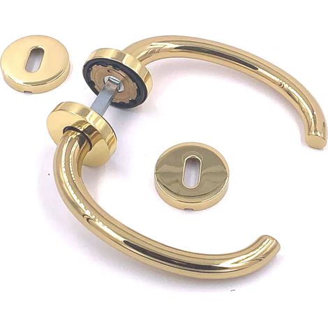 MANIGLIA OLIVARI EDISON RB8 OTTONE LUCIDO (1/3)