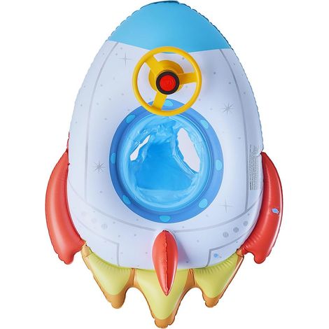 Baby-Schwimmkörper, süßer Pool-Schwimmkörper mit Lenkrad und Hupe, aufblasbare Baby-Schwimmboje, Sommer-Schwimmmatratze, schwimmendes Spielzeug für Mädchen und Jungen im Freien 1 (1/5)