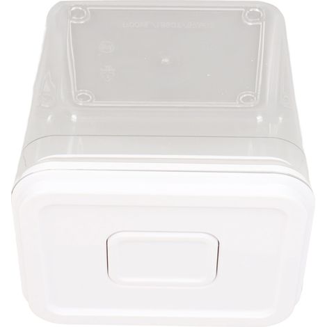 Boîte de conservation alimentaire étanche et hermétique avec couvercle à pression, 1700 ml, transparente, idéale pour les céréales, le riz, la farine et les sauces. (1/5)