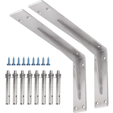 Lot de 2 supports de comptoir 350x200x50 mm, 5mm thick (1/5)