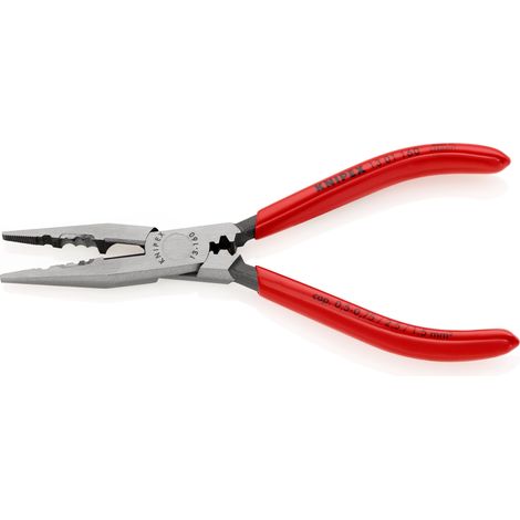 KNIPEX 13 01 160 Pinza combinata per elettricisti e cablatori rivestiti in resina sintetica atramentata nera 160 mm
