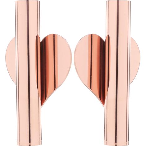 Ensemble de 2 vases muraux en fer ABOOFAN, décoration moderne et élégante, support (1/5)