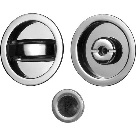 KIT PORTA SCORR NICCHIA D 48 MM C/NOTT CROMO- 1,0 pz