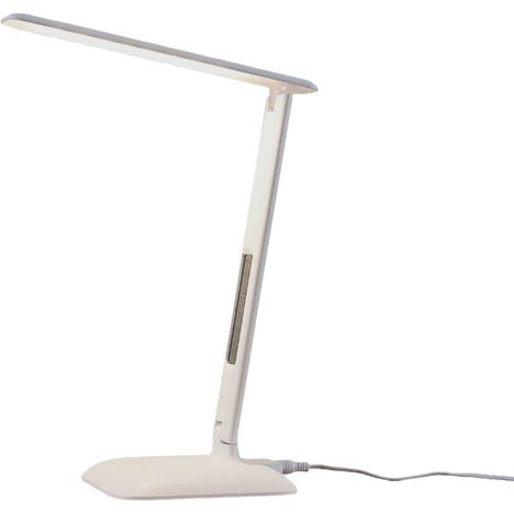 Lindby Lámpara de mesa LED 'Ludmilla' en Blanco Plástico