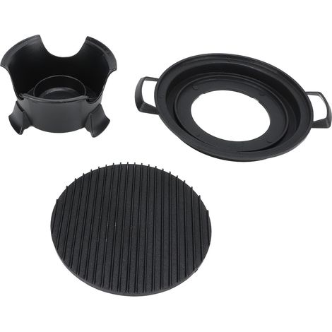 Grill de table portable, grill Hibachi portable en aluminium moulé sous pression avec plaque de cuisson antiadhésive pour pique-nique et camping en plein air (1/5)