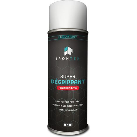 IRONTEK - Super dégrippant - 400ml - IT115 - Ce produit de marque IRONTEK est neuf.