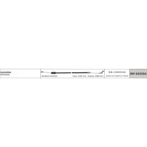 MOWOX cortacésped variador de velocidad cable PM5160SA 1245mm vaina 1089mm