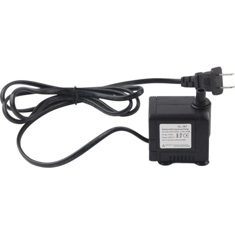 Pompe à eau submersible 500 L/h, circulation externe, haute pression, faible niveau sonore, prise CN 220 V (1/5)