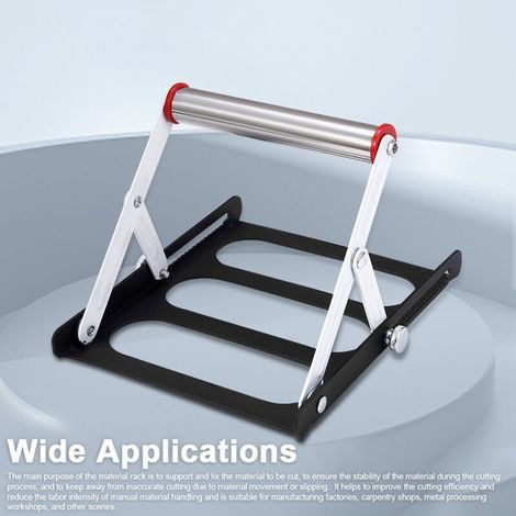 Support de découpe réglable 55–135 mm, support multifonction pliable pour trépied – Hauteur ajustable, design compact et stable (1/5)