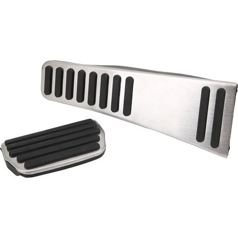 2 Bremspedalauflagen aus Edelstahl mit rutschfestem PPE-Gummi, kompatibel mit Volvo XC60, XC90, S90, V90 (2018–2021) (1/5)
