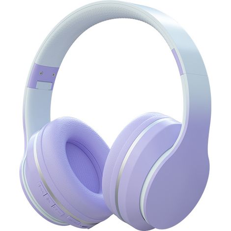 Casque Bluetooth sans fil, écouteurs circum-auriculaires avec micro, stéréo, autonomie 10 heures, pliables et réglables, compatibles iPhone, iPad, ordinateurs portables, cadeaux pour adultes, famille,