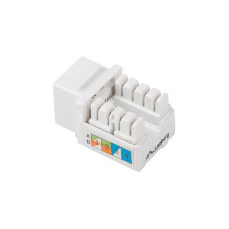 Conector RJ45 Lanberg KSU6-1090 Blanco (1/2)