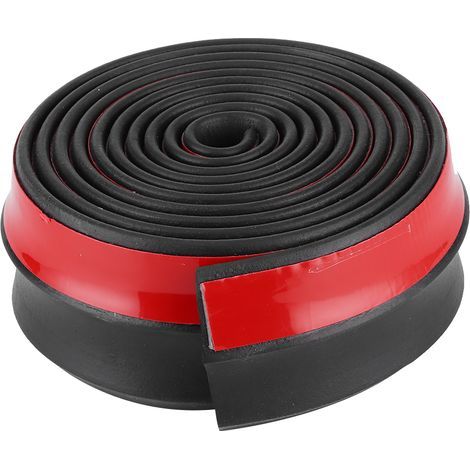 KIMISS Bande de Protection de Pare-chocs – Protection Universelle Anti-collision pour Voiture, Garniture Flexible pour SUV et Berlines, Résistance aux Rayures et Installation facile. (BLACK) (1/5)