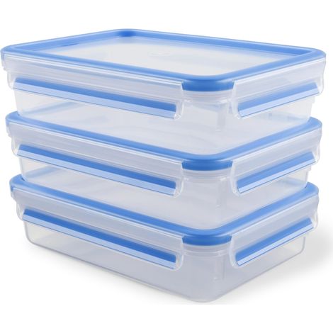 EMSA 515645 recipiente per cibo Rettangolare Scatola 1,2 L Trasparente 3 pz (1/5)