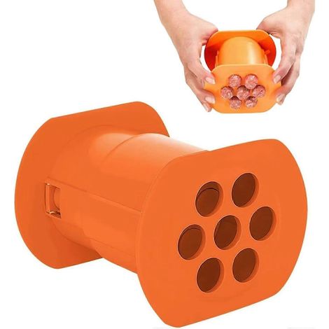 Machine à saucisses manuelle, moules antiadhésifs pour hot-dogs et barbecues, pour préparer facilement de délicieuses saucisses farcies et des lamelles de viande. (1/5)