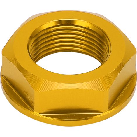Écrou d'essieu de roue arrière de moto M22x1, 5, remplacement en aluminium pour Kawasaki KX125 2003 – 2008, or