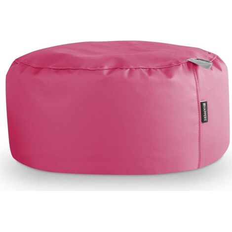 Puff Redondo Polipiel Indoor Fucsia Happers