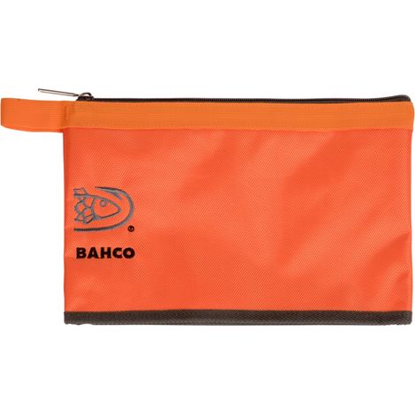 Bahco Reißverschlusstasche, 145 mm, orange, Innentasche ebenfalls mit Reißverschluss (1/3)