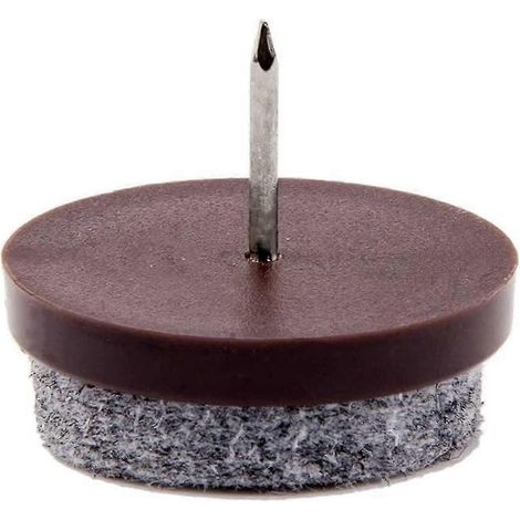 50 patins de protection en nylon épais, adaptés à la fixation sur les pieds de meubles en bois. (1/5)