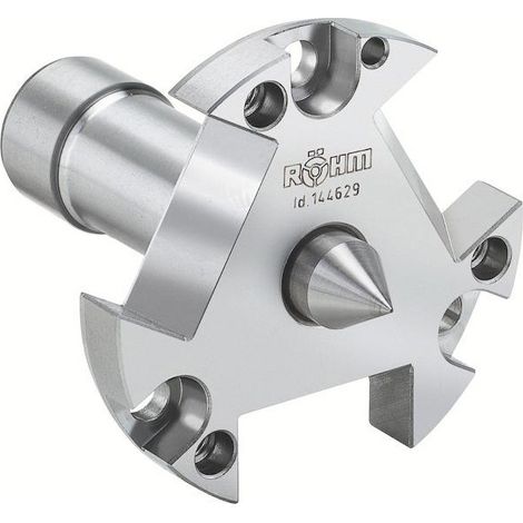 Röhm Zentriereinsatz mit fester Spitze für KFD-AF 160 - 144628 (1/5)