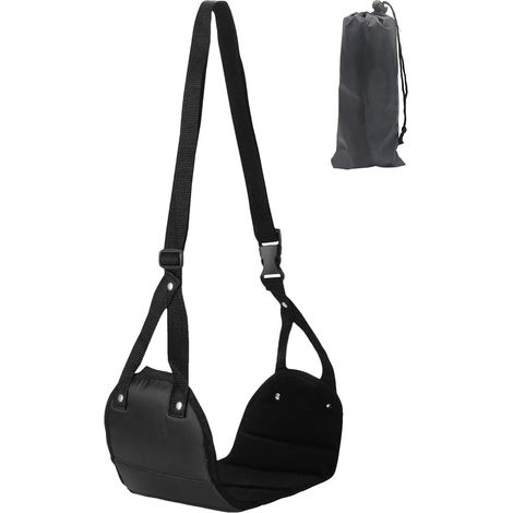 Repose-pieds portable pour les voyages en avion support de pieds , suspension réglable fixation ergo (1/5)