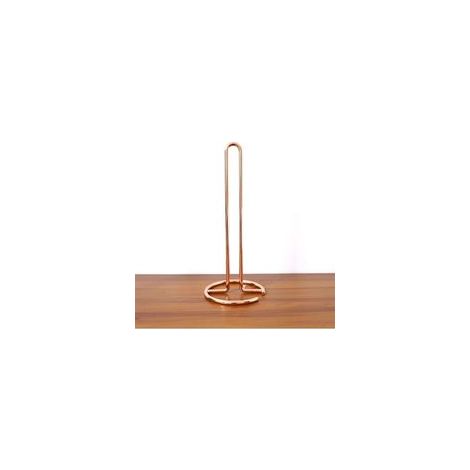 Soporte para rollo de papel higiénico color oro rosa, soporte portátil de acero inoxidable para rollo de papel higiénico de cocina, soporte vertical de acero para rollo de papel higiénico, dispensador