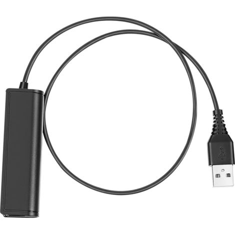 Adaptateur Casque PC Rj9 vers USB Compact en Plastique pour Ordinateur Portable, pour Télétravail et Accessoires Téléphoniques (1/5)