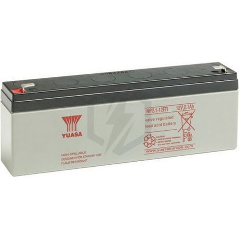 Batterie plomb étanche NP2.1-12FR Yuasa 12V 2.1ah (1/2)