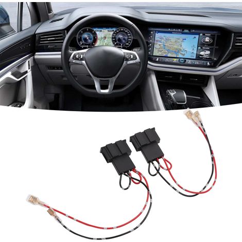 Ein Paar Auto-Verstärkerkabel, Lautsprecherkabel, Volkswagen Mittelbass-Lautsprecheranschlüsse (1/5)