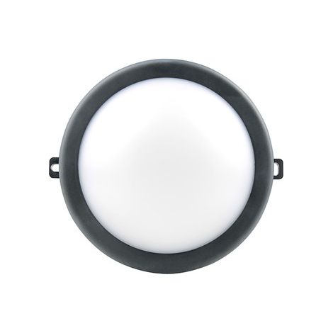 Applique ronde noire 8W 600lm LUXFORM