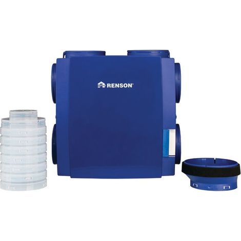 Renson – Kit VMC simple flux hygroréglable 475 m³/h – Moteur EC silencieux Ø180 – Raccordement Ø80/125/160 – Pour espaces confinés