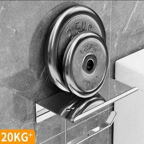 Porte Papier Toilette, Porte Rouleau Papier Toilette, Support Rouleau Papier Toilette, Support Papier Toilette, pour Toilettes et (1/5)