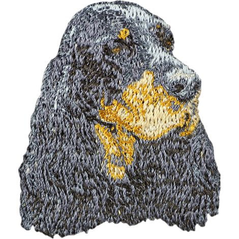 Setter escocés, Gordon Setter: parche con forma de perro, parche bordado, decoración única para mochila de Art-Dog (1/3)