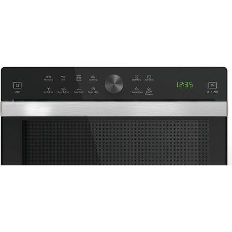 Whirlpool Supreme Chef MWP 337 SB Microondas de superficie plana con grill 33 L 900 W Negro, Plata